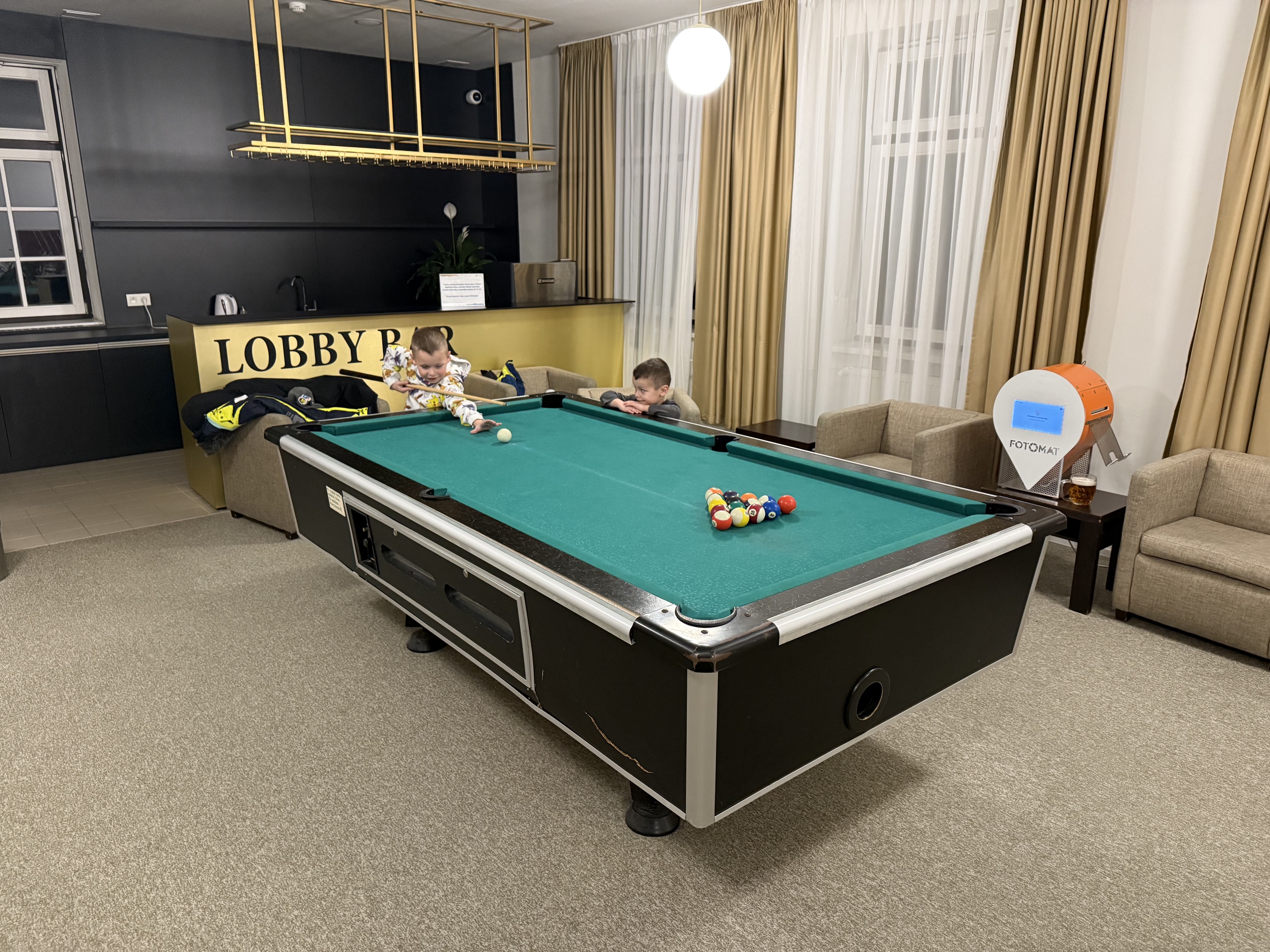 Biliardový stôl lobby bar Nová Polianka